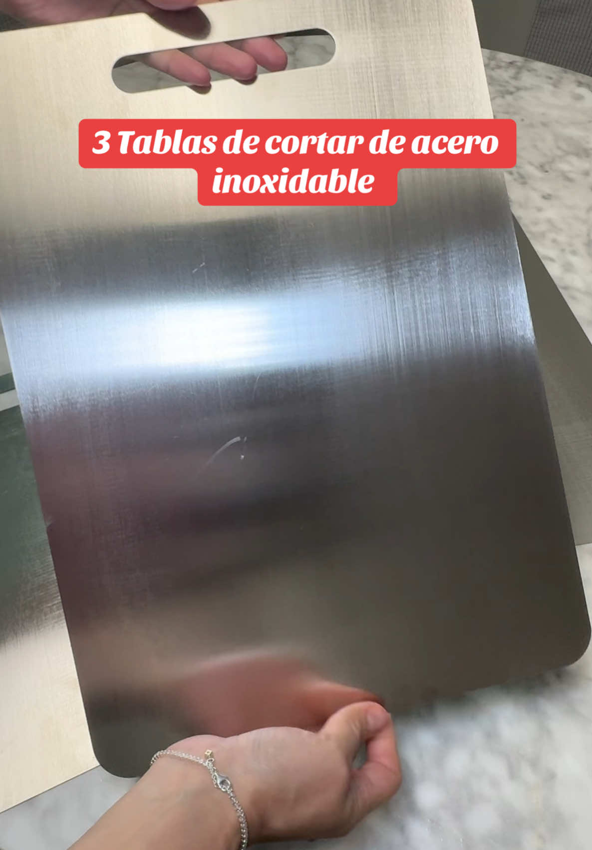 3 Tablas de cortar de acero inoxidable #cuttingboard #stainlesssteel #tablasdecocina #KitchenHacks #aceroinoxidable #kitchen 