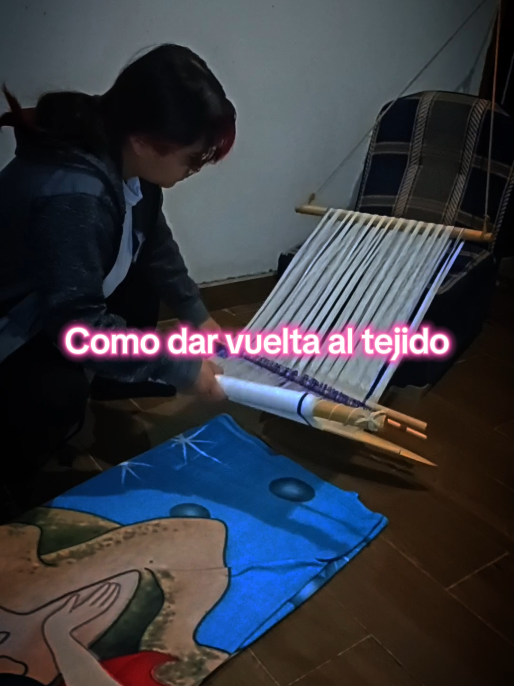 Les dejo el primer minitutorial de uno de los pasos para realizar el tejido de cintura.. 💕 #tejido #ajkem #yess #tejedora #guipilesdeguate #guatemala #tutorial #aprendiendo 