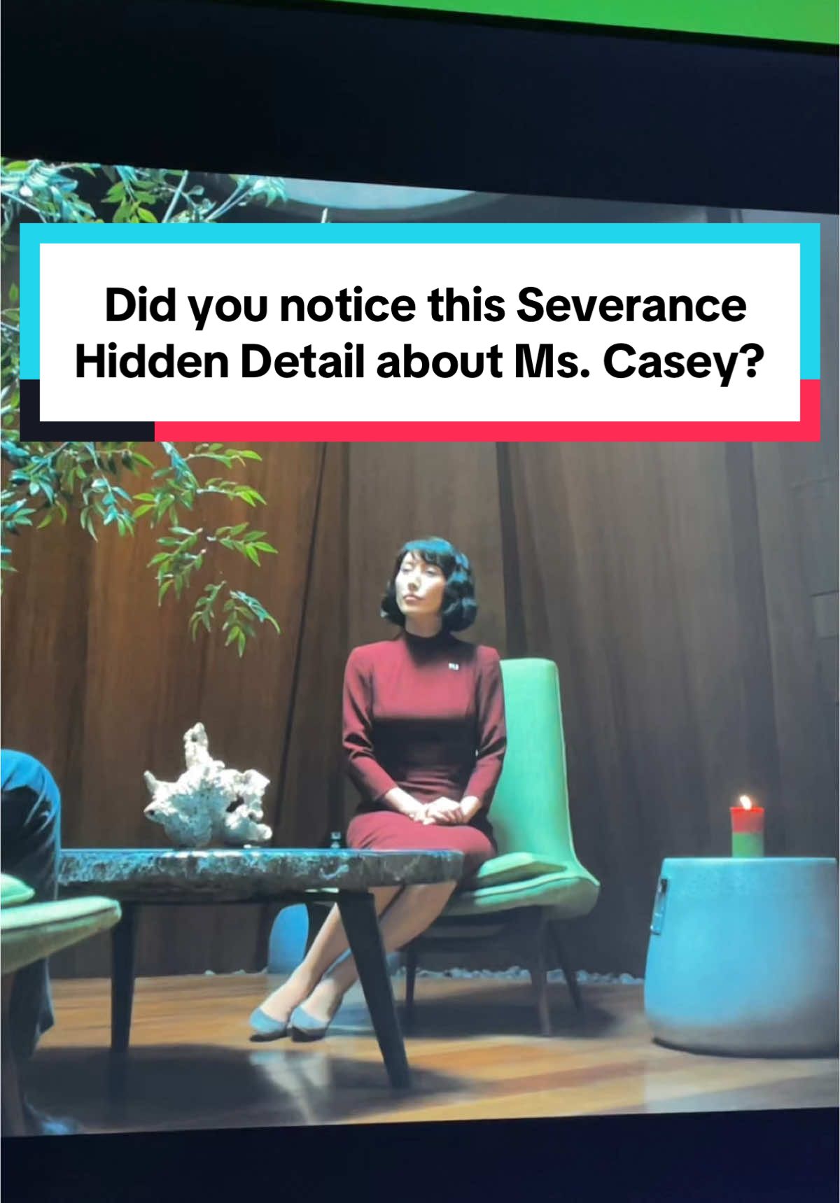 Did you notice this Severance Hidden Detail about Ms. Casey? #severance #adamscott #benstiller #thriller #tvshow #tvshows #moviedetails #hiddendetail #moviefact #moviefacts #movieclips #moviescenes #behindthescenes #easteregg #eastereggs