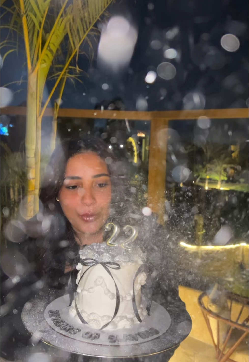 Is she a real person🖤🖤🥵? @lougineawad #birthdayqueen #fyp 