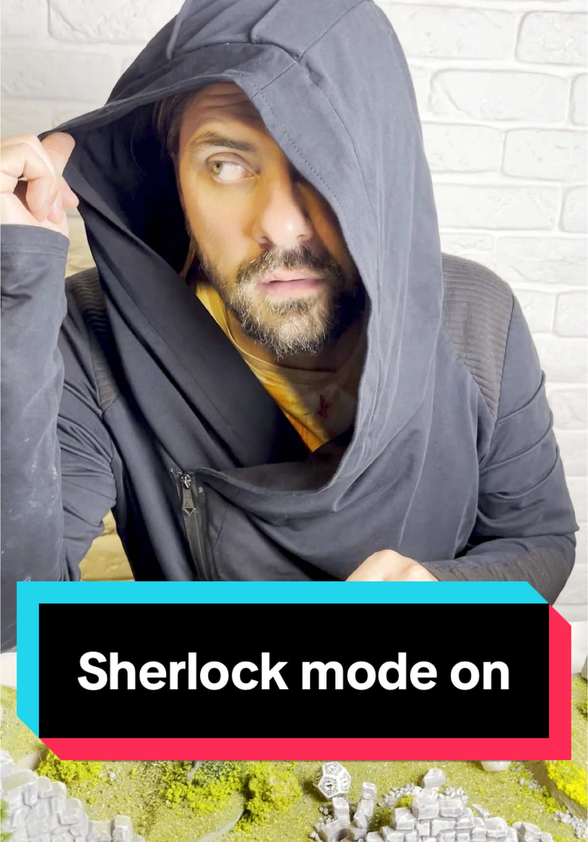 D&D - Sherlock mode on This is our 100th video! Oh my, oh my... #dnd #dnd5e #dungeonsanddragons #dndhumor #dungeonmaster #bc3 #baldursgate3 #criticalrole #d20 #roll20 #cosplay #ttrpg #rpg #dndfunny #dndmemes #dndsketch 