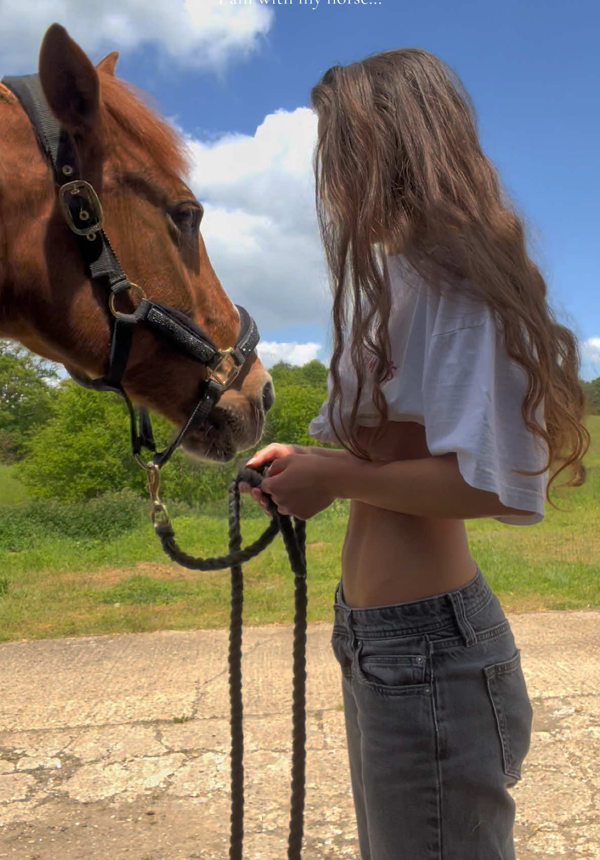 Sweet Girl Red.. 💫 #horseoftiktok #horsetok #horsegirl #horseriding #horserider #country #horses #life #equestrian #horsesontiktok 