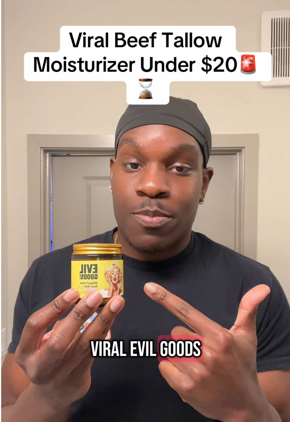 Right now you can get the viral @EVIL GOODS beef tallow moisturizer for less than $20 with free shipping. Act fast because the deal ends TODAY‼️⌛️ #beeftallow #skincare #flashsale #naturalskincare 
