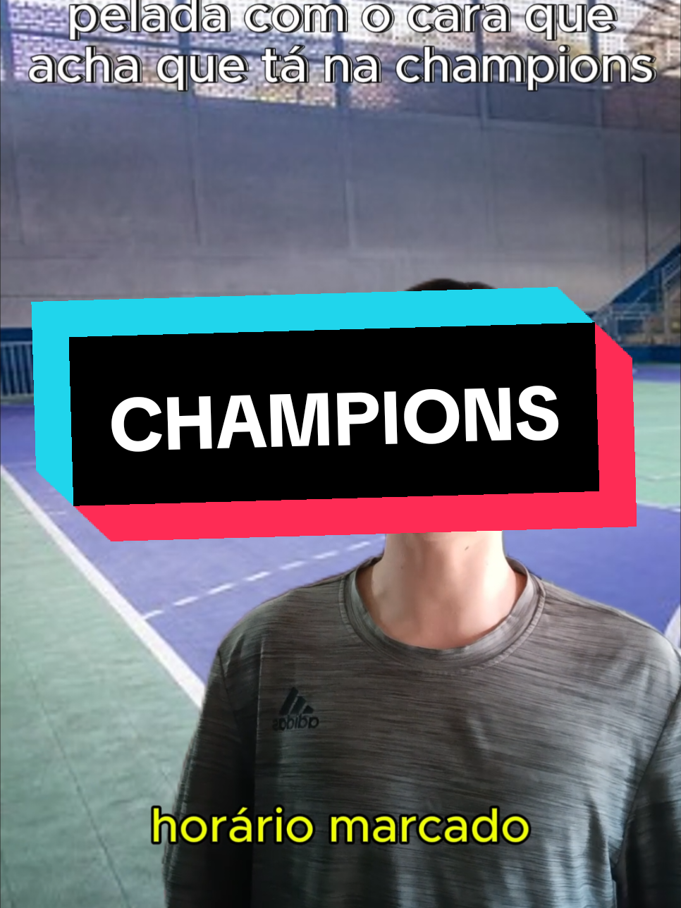 POV: você vai jogar uma pelada com o cara que acha que tá na champions. #futebol #futebolbrasileiro #humor 