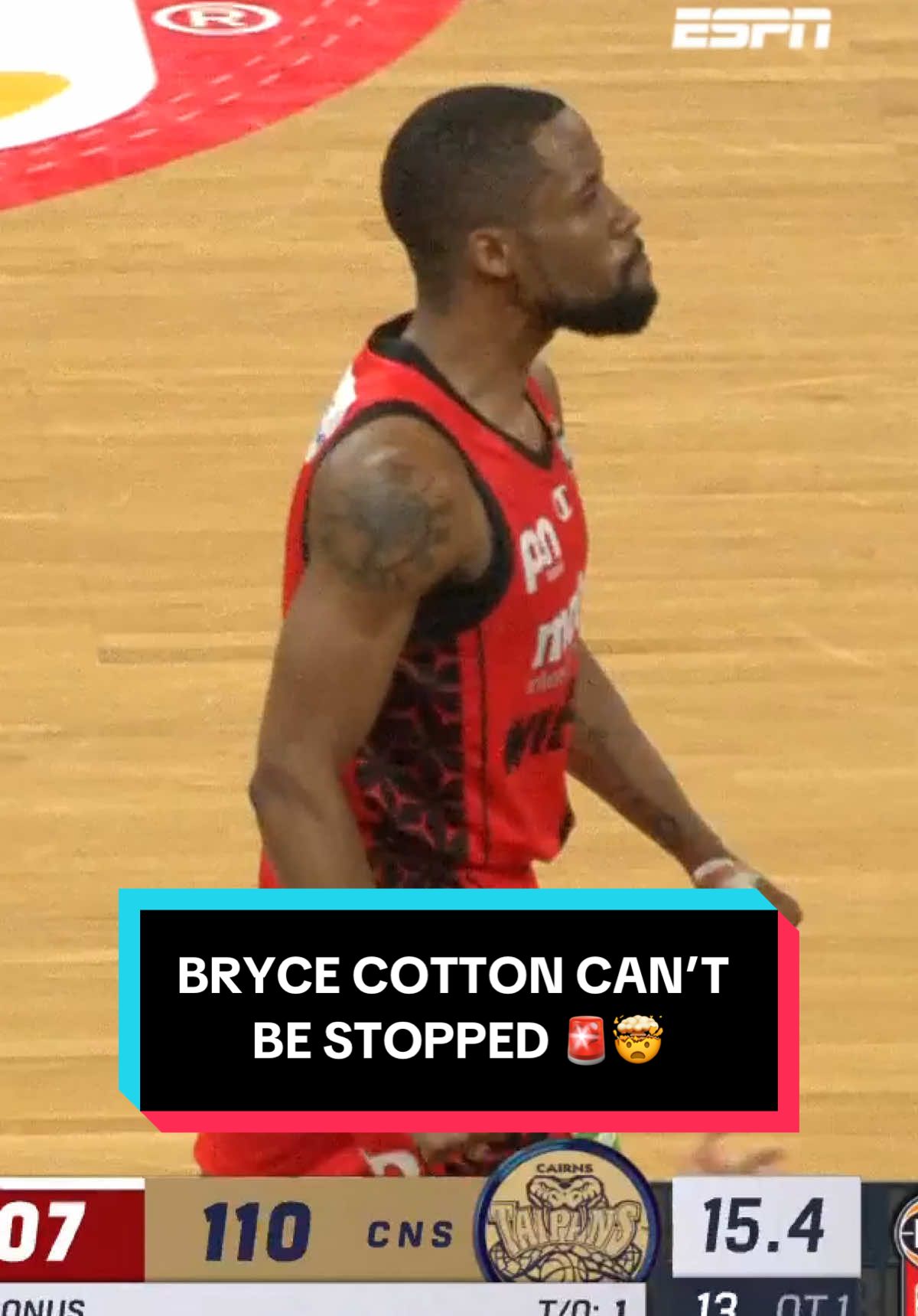 BRYCE COTTON CANNOT BE STOPPED 😳 #nbl #bball #basketball #hoop #hooper #sport #us #aus #NBA #brycecotton #3pointshooter #3point #clutch 