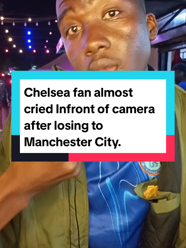 Sad Chelsea fan almost cried Infront of camera after losing to Manchester City 3-1 Chelsea  #manchestercity #chelsea #jamsportstv #kenyantiktok🇰🇪 #fanreactions #fyp #mastervibes #sotakimamboyawasichana  @Master vibes 