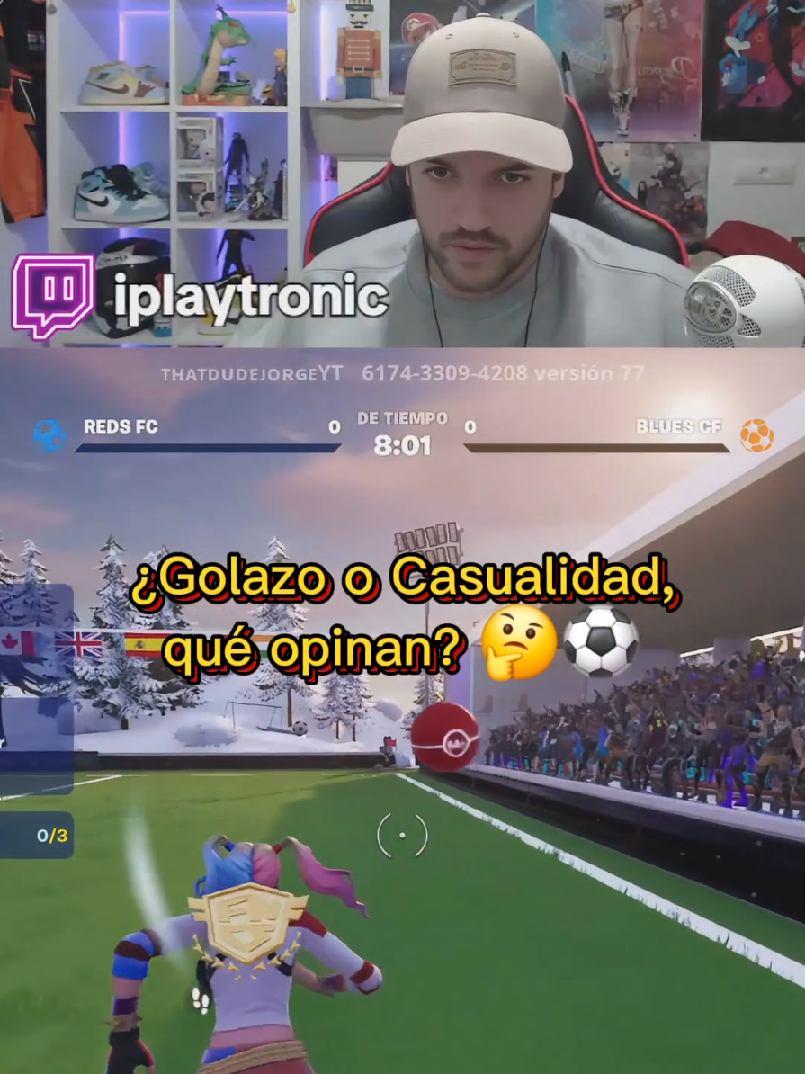 ¿Golazo o Casualidad, qué opinan?🤔⚽️ #fortnite #fortnitememes #fortniteclips #creativo #fortnitecreativemaps #futbol⚽️ #footballtiktok #footballedit #golazo #goals #prime #mbappé #kroos #asistencia #aura #paratiiiiiiiii #parati #paratiiiiiiiiiiiiiiiiiiiiiiiiiiiiiii #fyp #fypdong #foryoupage❤️❤️ #foryoupagе #paratiiii #SantJordi2024  #creatorsearchinsights 