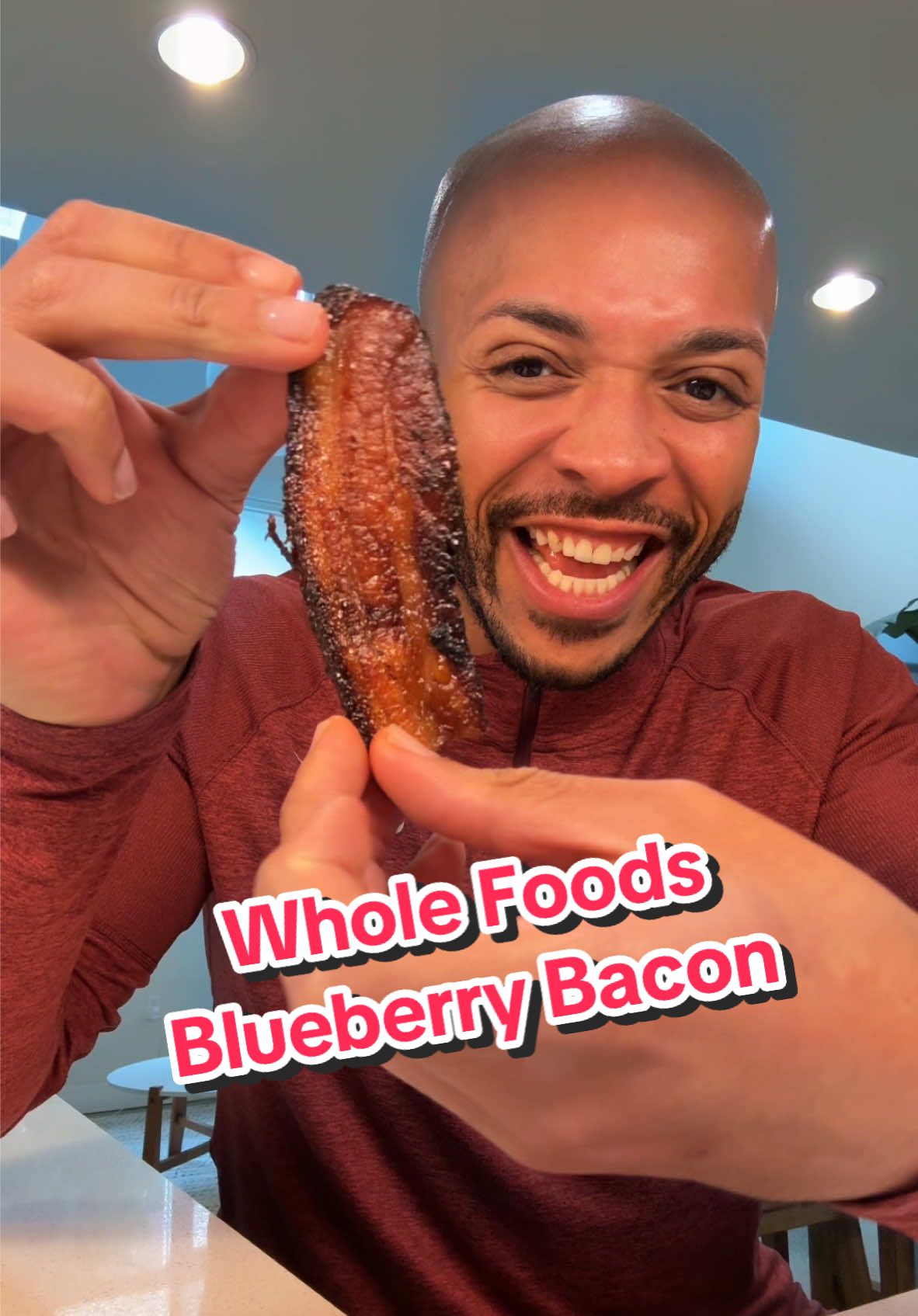 BLUEBERRY BACON FRIEND?! 👀 #wholefoods #wholefoodsfinds #blueberrybacon 