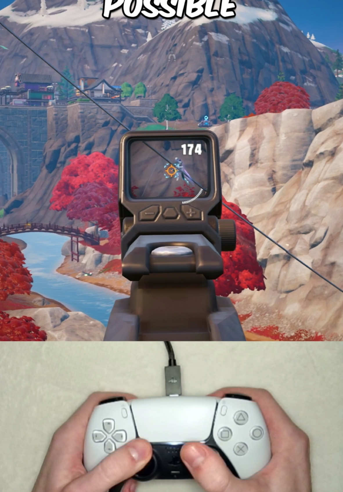 How to get Controller Aimbot on PS5! 🎮🤯 #fortnite #viral #fyp #controller 