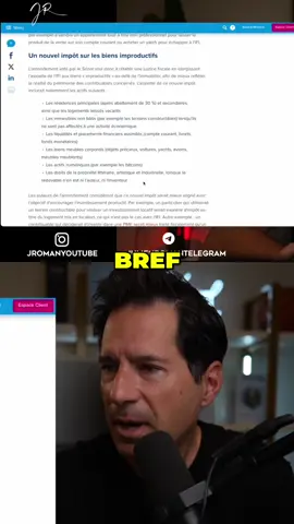 Réforme IFI _ L'impôt sur la fortune improductive expliqué