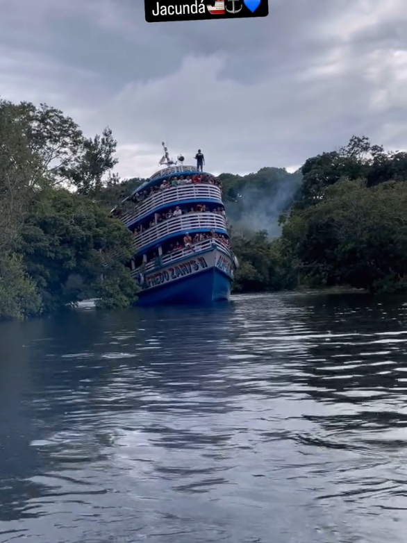 barco Alfredo zanys chegando na festa do Jacundá 2025 !