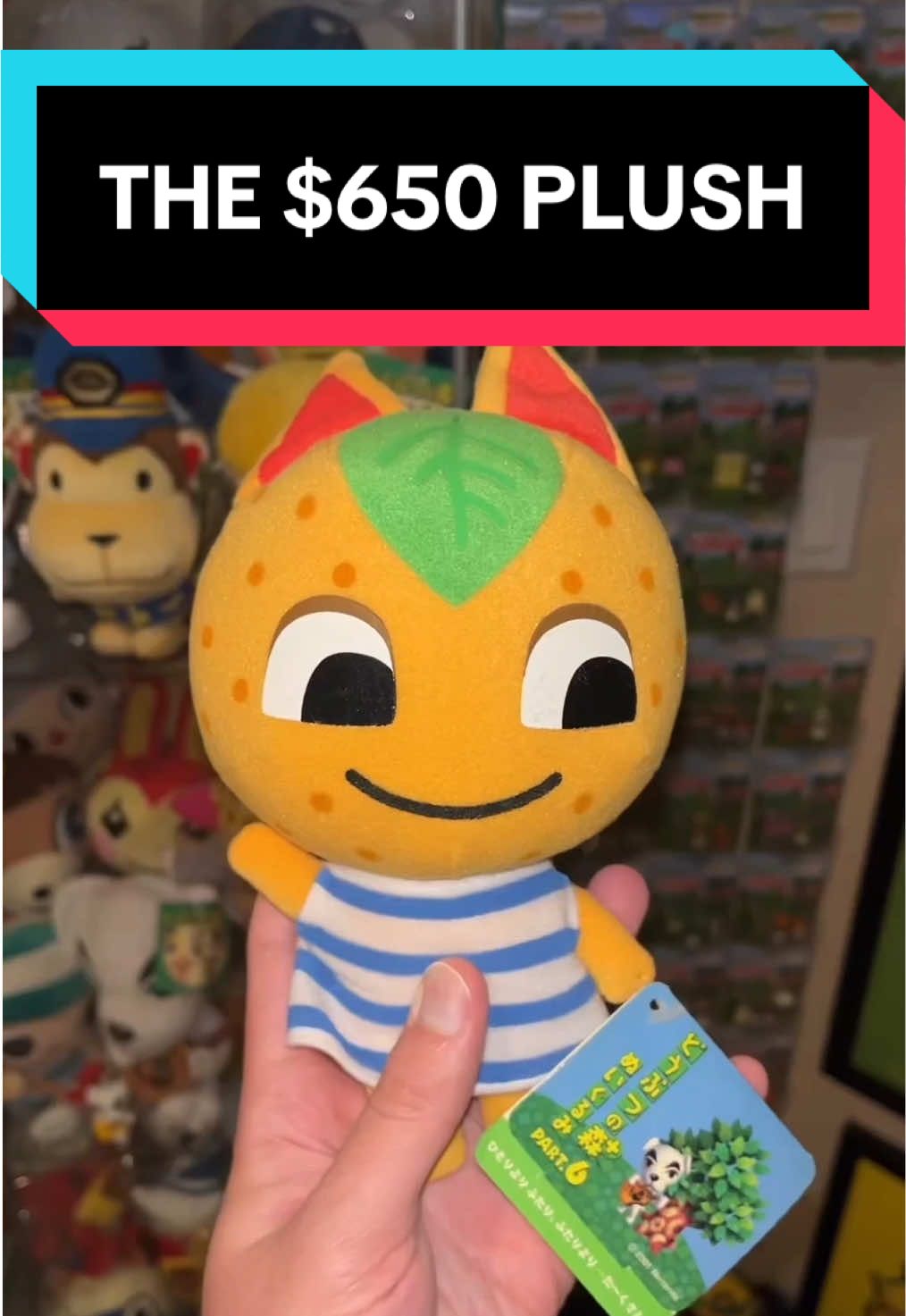 I FINALLY found a 2001 Tangy plush…🍊🙏 #animalcrossing #tangy #plush 