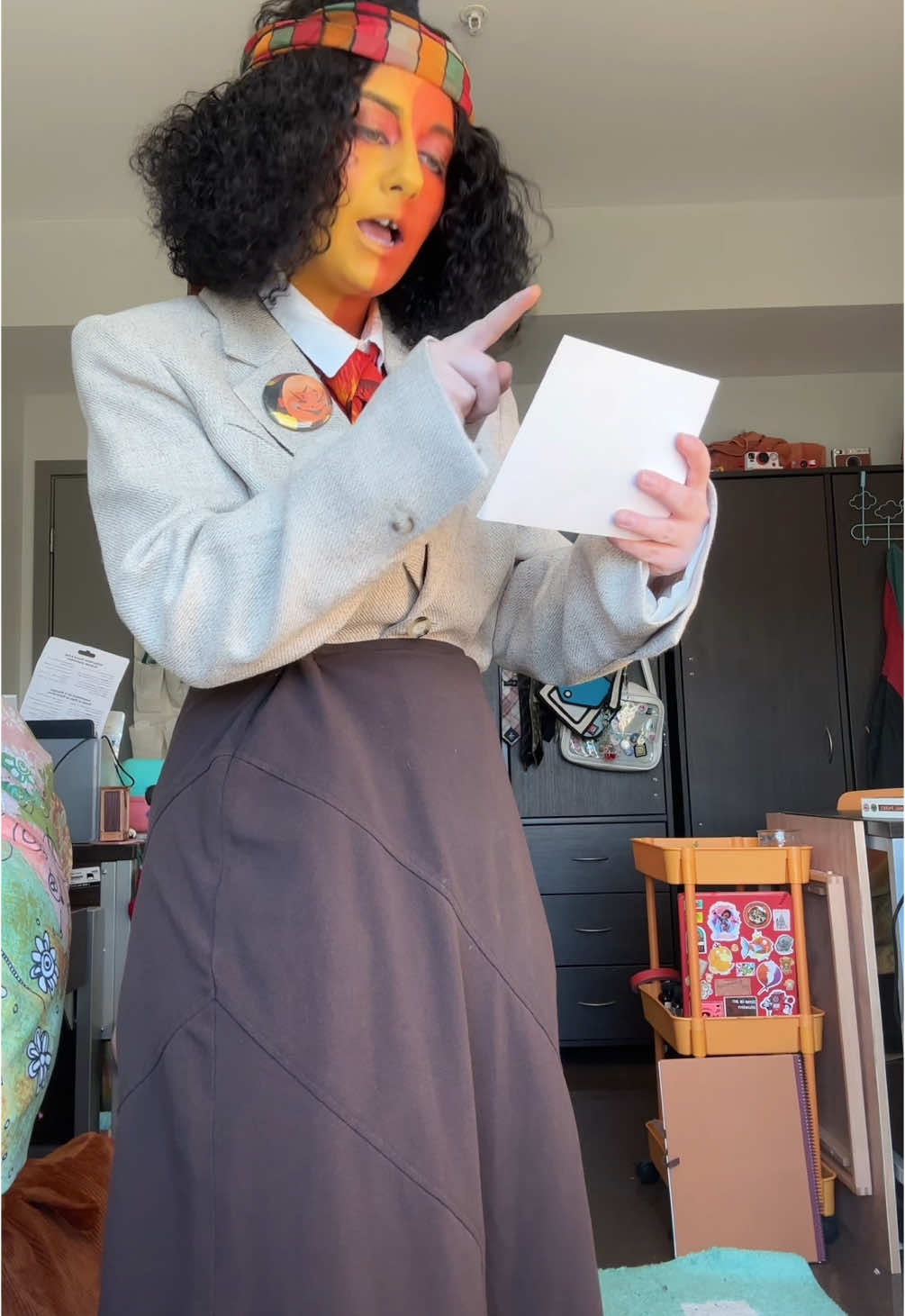 reading “king’s” diabolical letters #greatgodgrove #ggg #thespiusgreen #greatgodgrovecosplay #limbolane #cosplay 
