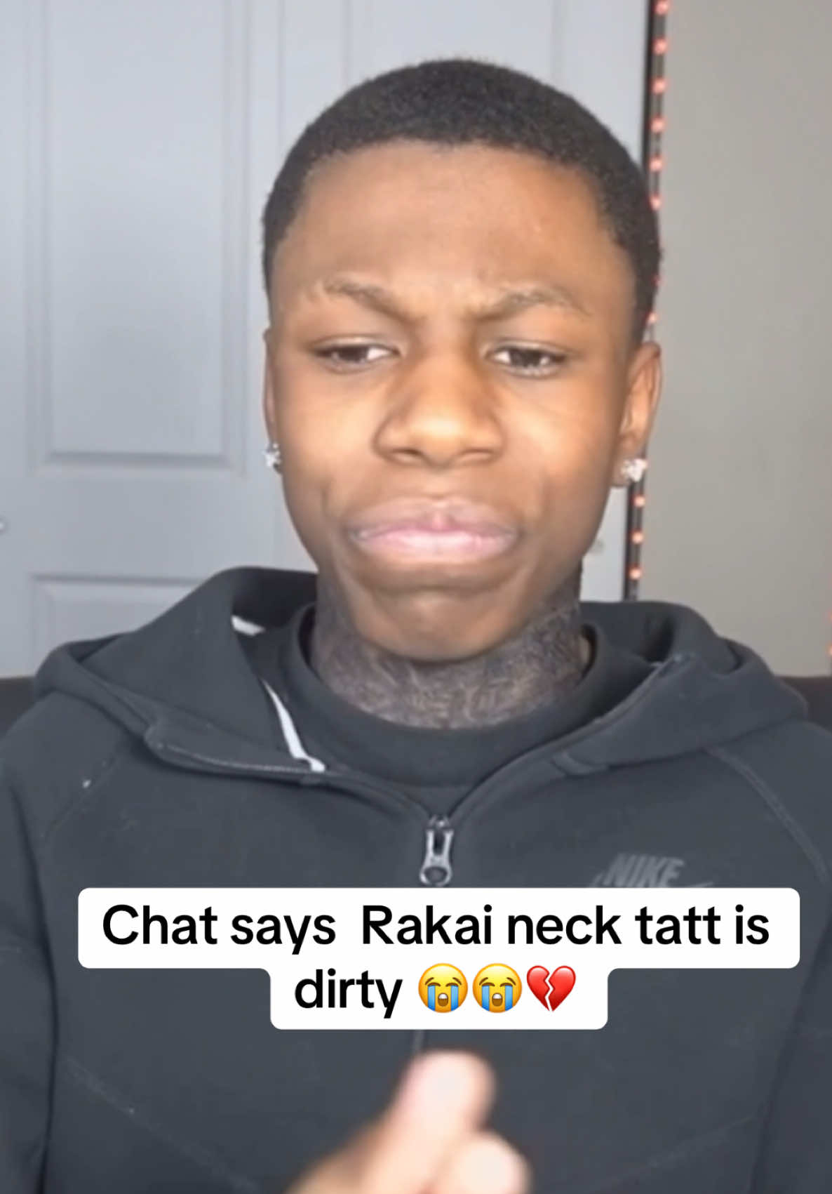 Rakai neck tatt  fire@Kai Cenat #fypシ #2025 #rakai #kai #fyp #rakaiupdates 