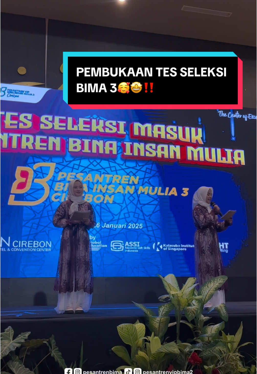 Masih pembukaan, pantengin trs yaa video2 keseruan tes seleksi lainnya🥰✨🤩 #pesantrenstory #pesantrenbinainsanmuliacirebon #pesantrenbima #pesantrenbima3 #tesseleksi #4u #fyp #masukberanda #pesantrenvipbima2 