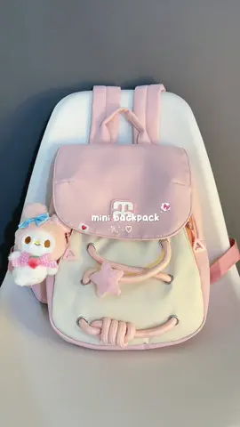 tas mini bahan kanvasnya lembut ga nyesel nunggu lama mana modlenya lucuu🫶🏻🥺 #fyp #fypdong #backtoschool #tasransel #backpack #minibag #tasmini #tassekolah 
