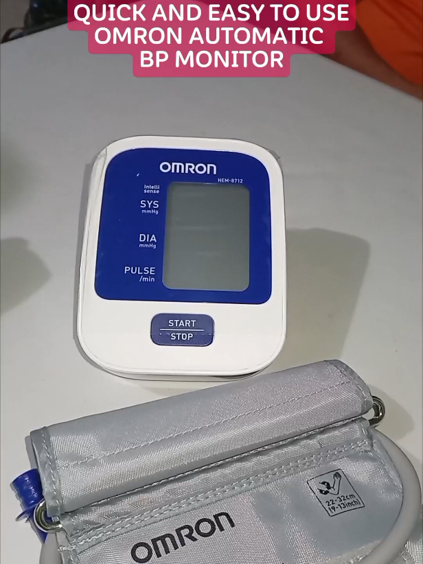 OMRON HEM 8712  Automatic Upper Arm  Blood Pressure Monitor  #health #Lifestyle #bp #tiktokfinds #omron #fyp #tiktokph 