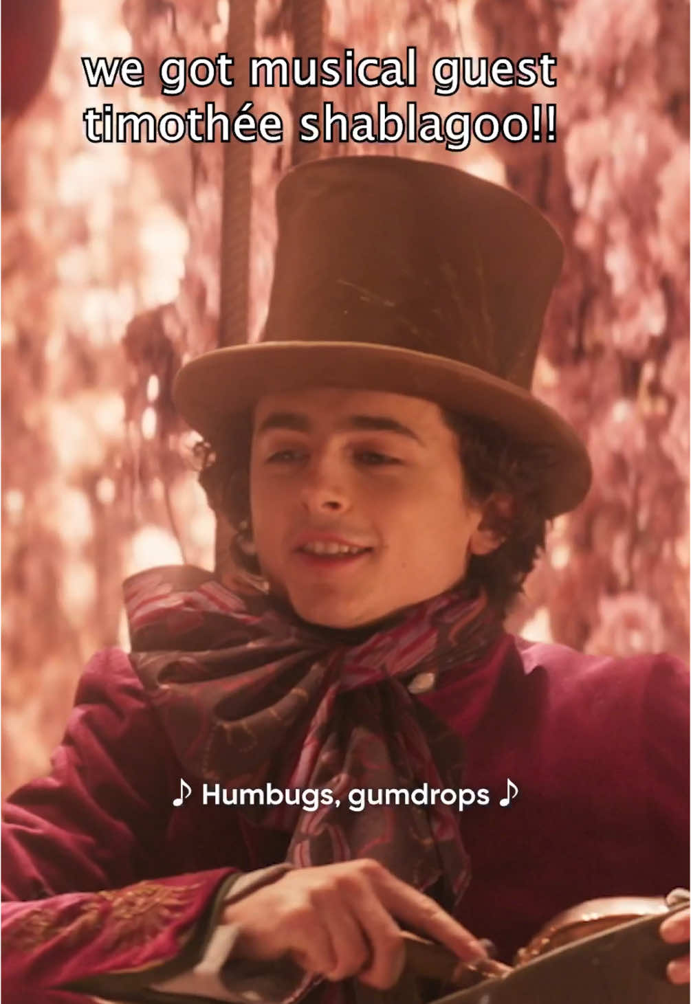 Tonight’s forecast: 100% Chalamet. #Wonka #TimotheeChalamet 