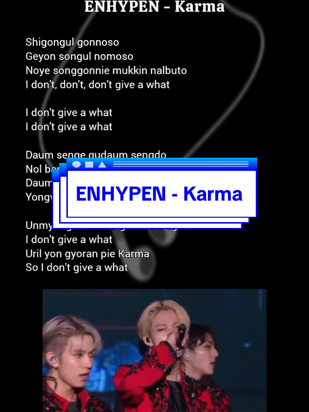 ENHYPEN - Karma, Lyrics  #easylyrics #lirik #karma #enhypen #engene 
