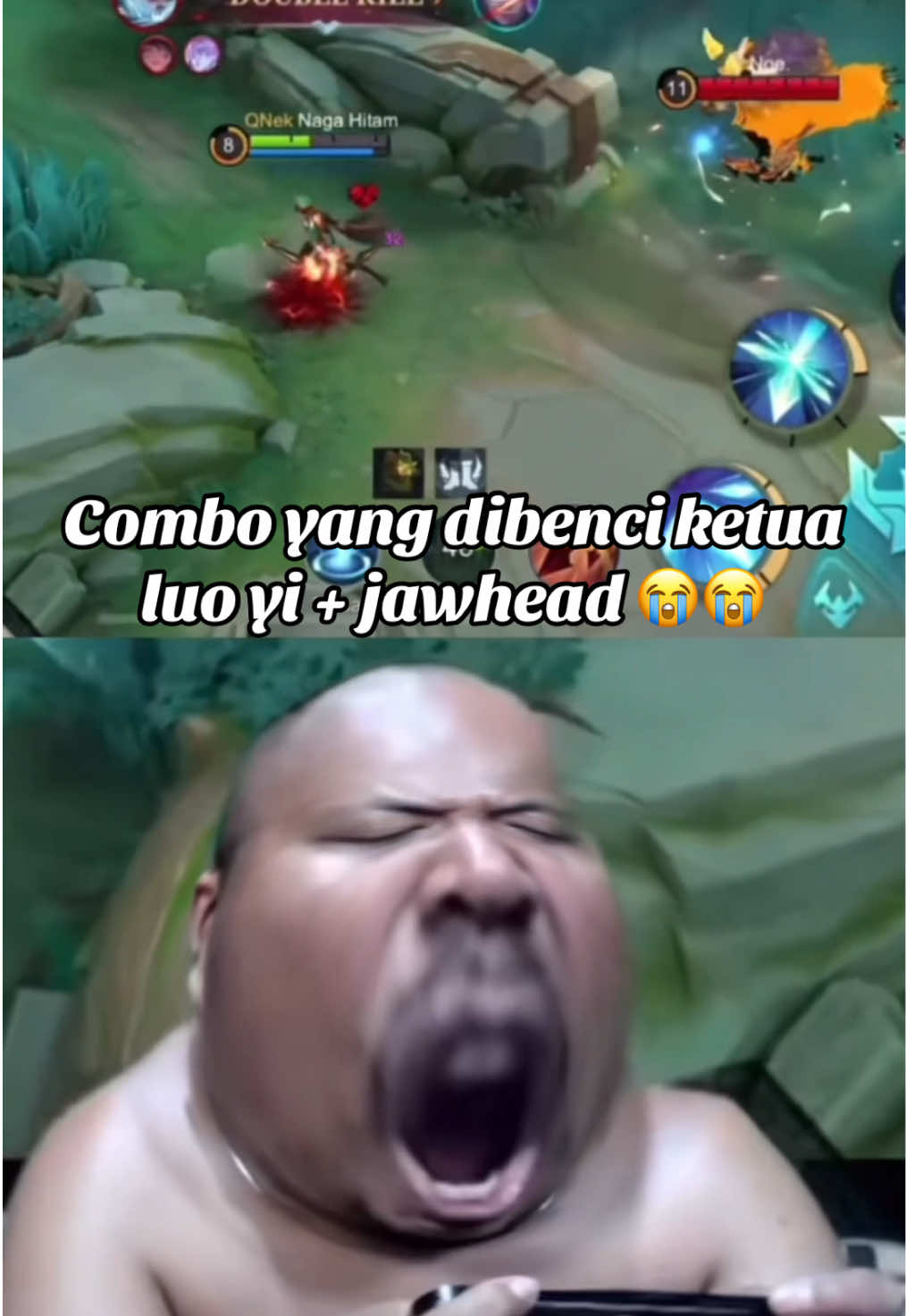 Combo yang paling dibenci ketua😭, sudah di lempar jawhead di teleport pula sama luoyi ke musuh 🗿🗿 #nagahitam #pascolmlbb #topglobalmiya #pascolmania #MLBBSkinGifts #MobileLegendsBangBang #MLBB 