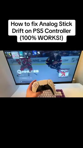 How to fix Analog Stick Drift on PS5 Controller (100% WORKS!) #fyp #ps5 #gaming #tutorial 