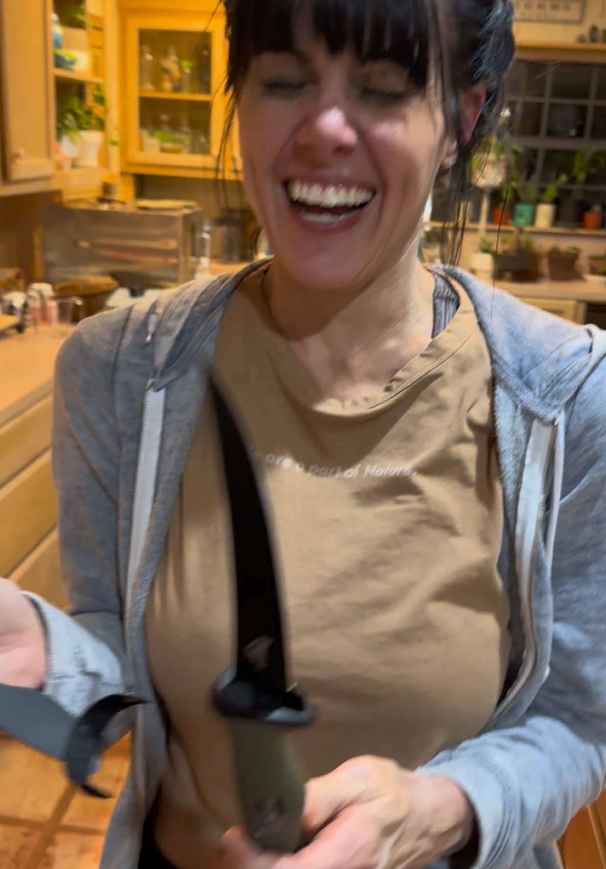 So I spent a lot of time designing Line Cutterz new 7” flex knife and the reveal didn’t go as I had imagined it … 😆 #laugh #laughter #reveal #newproduct #comingsoon #humor #strapped #shecandoit #blooper #bloopers 