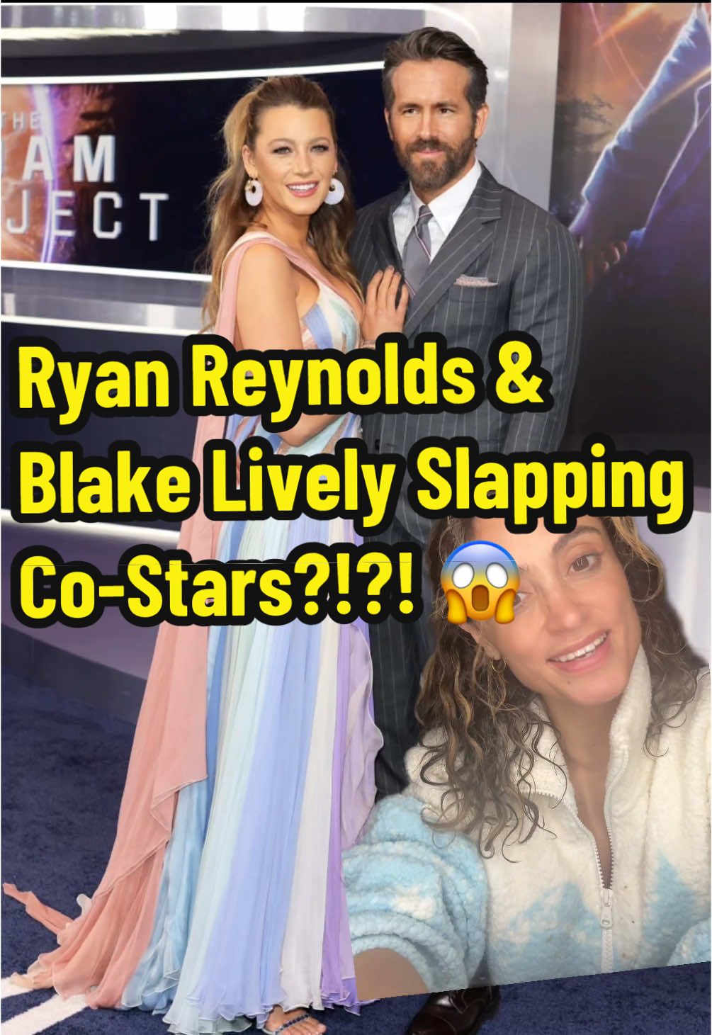 Like what gives you the right to go off script and slap your co-star?!?! 😮 🤦🏻‍♀️ #ryanreynolds #blakelively #exposed #annakendrick #justinbaldoni #itendswithus #lawsuit #celebritynews #greenscreen 