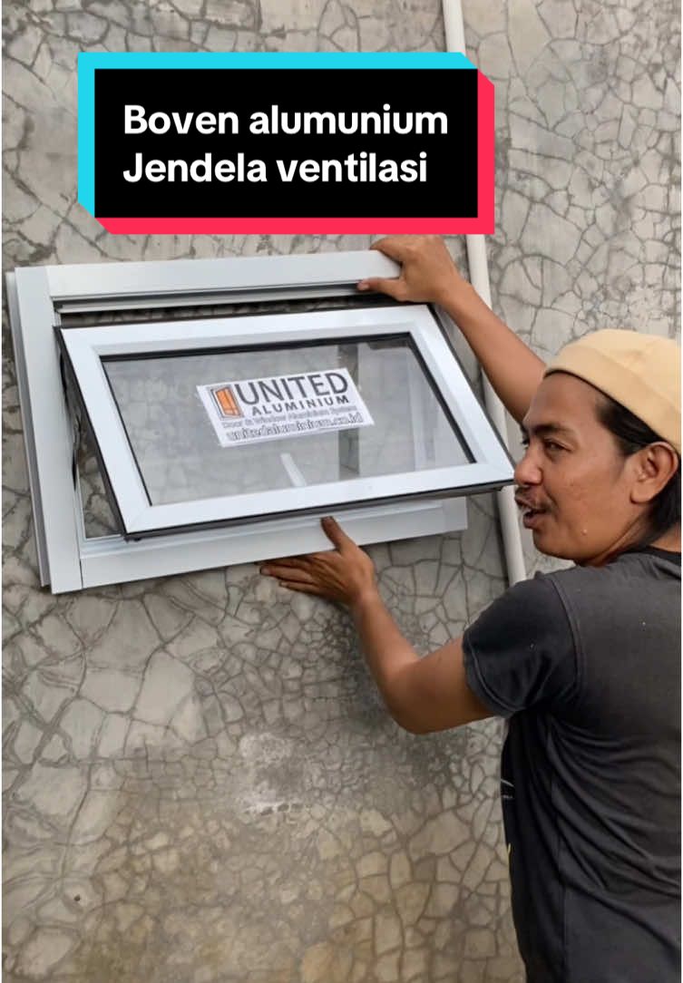 Boven alumunium #boven #ventilasi #jendela #jendelaaluminium #cuantanpabatas #renosteelshop #ventilasiudara #jendelacasement #promoguncang22 #cuantanpabatas #wibgajian 