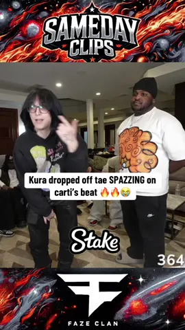 Kura dropped off tae SPAZZING on carti’s beat 🔥🔥😭 #fyp #faze #plaqueboymax 