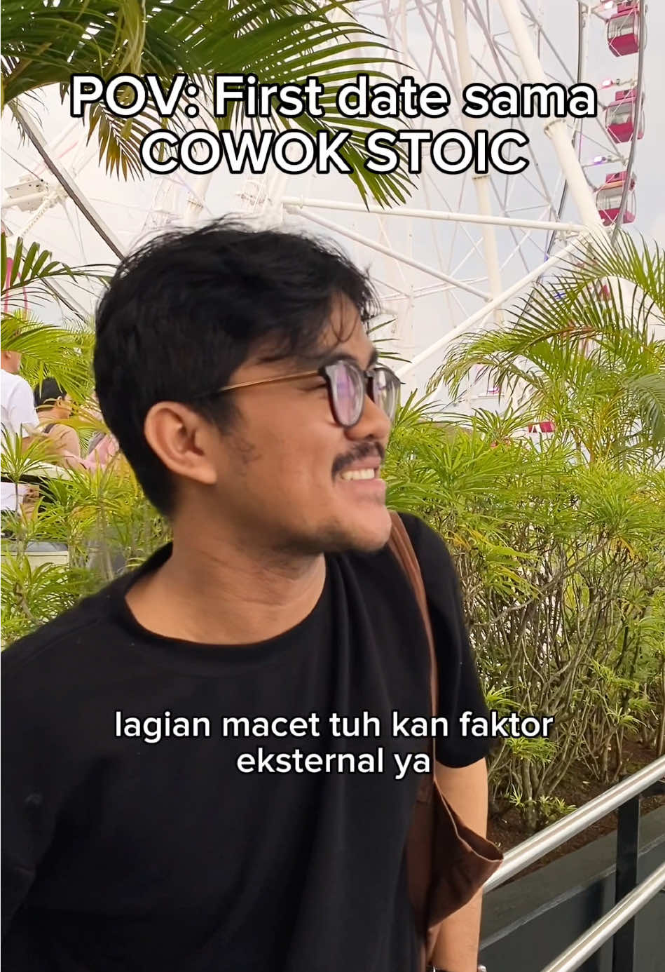 ngedate sama cowok stoic? ya chill aja #firstdate #cowokstoic #stoic 