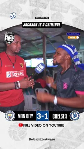Watch the FULL INTERVIEW now on YouTube via  link in bio📺🔥🗣️😅 #naijatiktok #sportsontiktok #levelupafrica #nigeria #PremierLeague #chelsea #arteta #MCICHE Manchester City 3-1 Chelsea  highlights