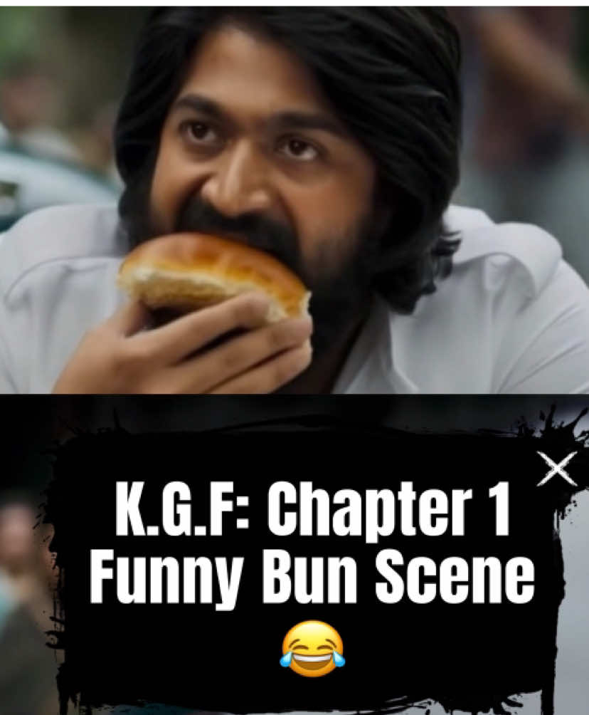 K.G.F: Chapter 1 Funny Bun Scene 😂 #fyp #kgfmovie #kgf #kgfchapter1 