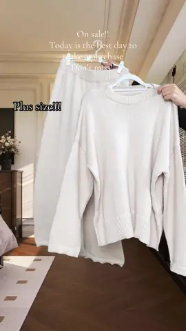 Nice quality with low price!!#plussize #coords #2pcs #matchingset #knitwear #dropshoulder #valentinesdaygift #ValentinesDay #dealdrops #USA #womenswear #dailywear#spotlightfashion #TikTokShopLoveFirstFind#spotlightfinds #tiktokmademebuyit #tiktokshop 