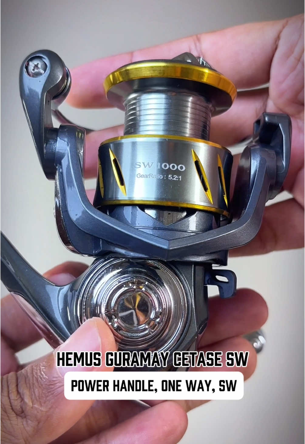 Performa smooth di harga terjangkau. Reel pancing power handle Hemus Guramay Cetase SW. #mancing #mancingmania #reelpancing #reelpowerhandle #reelsw #hemusguramaycetase 