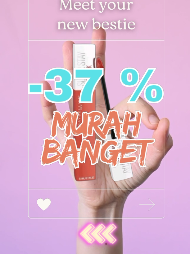 MAYBELLINE Superstay Lipstik Matte Ink Liquid Tahan Lama dan Tahan Air, Tahan 16 Jam #lipstick #maybelline #fyp 