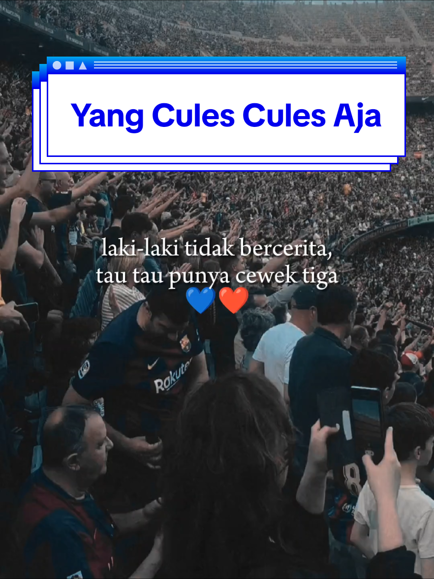 Yang cules cules aja 💙❤❤️‍🩹🫀 #fcbarcelona #viscabarca #viscacatalunya #cules💙❤️ #culesangel #culesmojokerto 