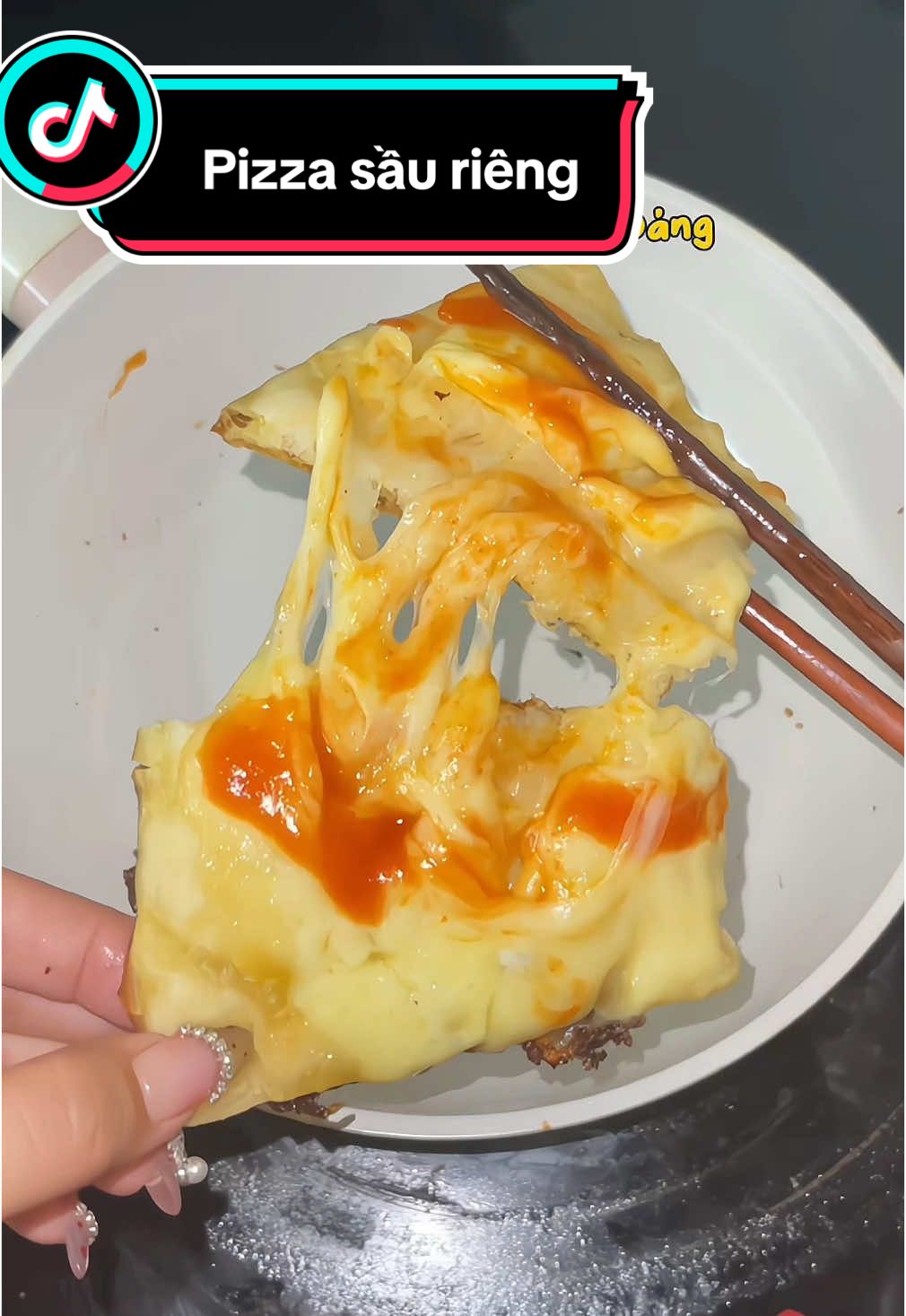 Trả lời @Chill friend 🐥🐥 ăn thử pizza sầu riêng #anvat #pizza #durianpizza #caibungnho #mukbang 