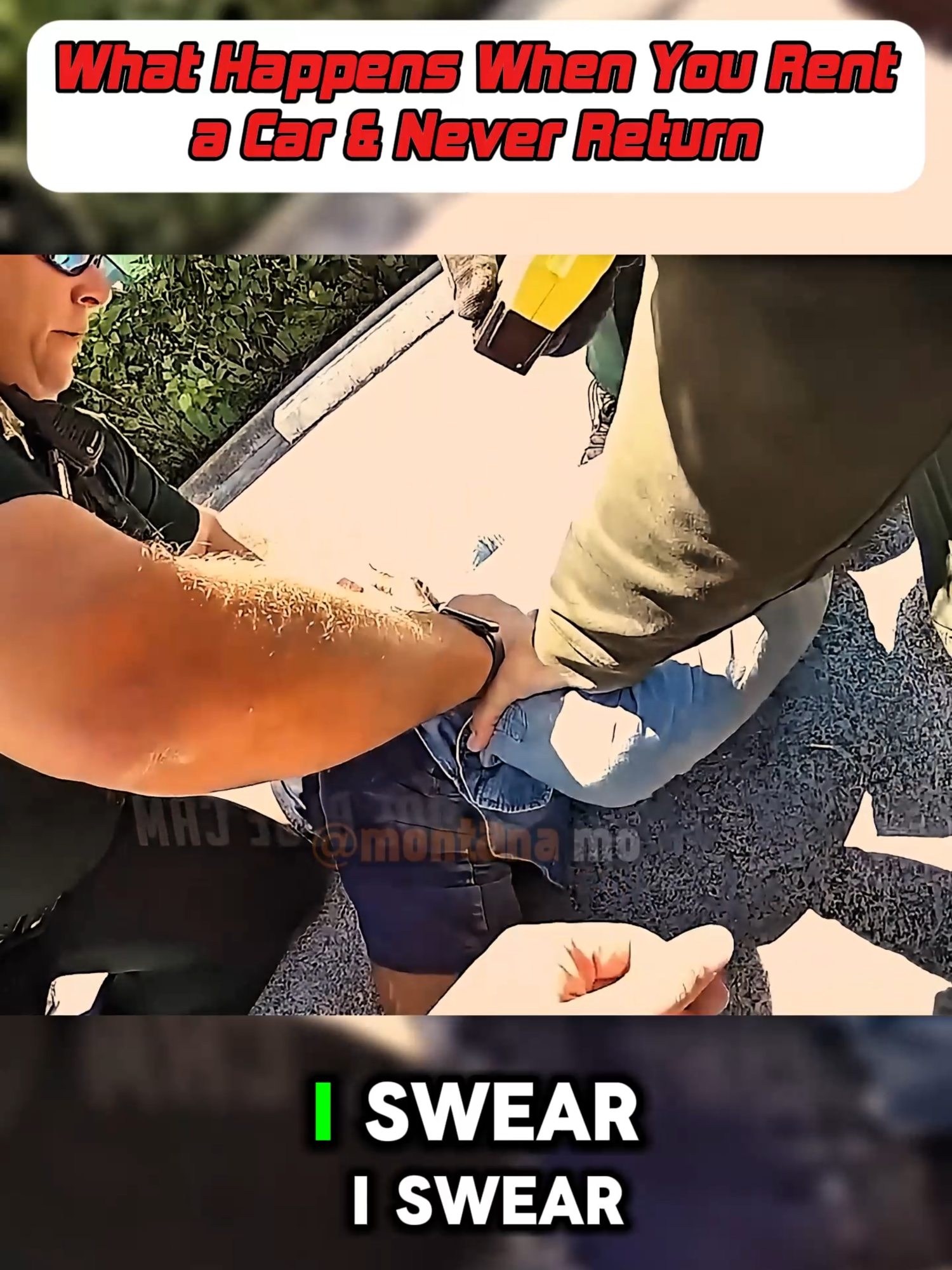 What Happens When You Rent a Car & Never Return | Part 2 #cops #copsoftiktok #police #policeoftiktok #law #viralvideo