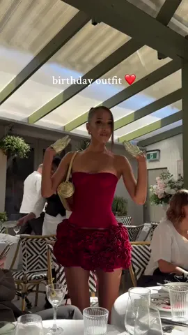 The ultimate birthday outfit ❤️✨ #dress #outfit #birthdayparty #birthdayoutfit #birthdaydress #reddress #floraldress #partydress #summerdresssummeroutfit #minidresd #elegant #redoutfit #classy #birthday #occasion 