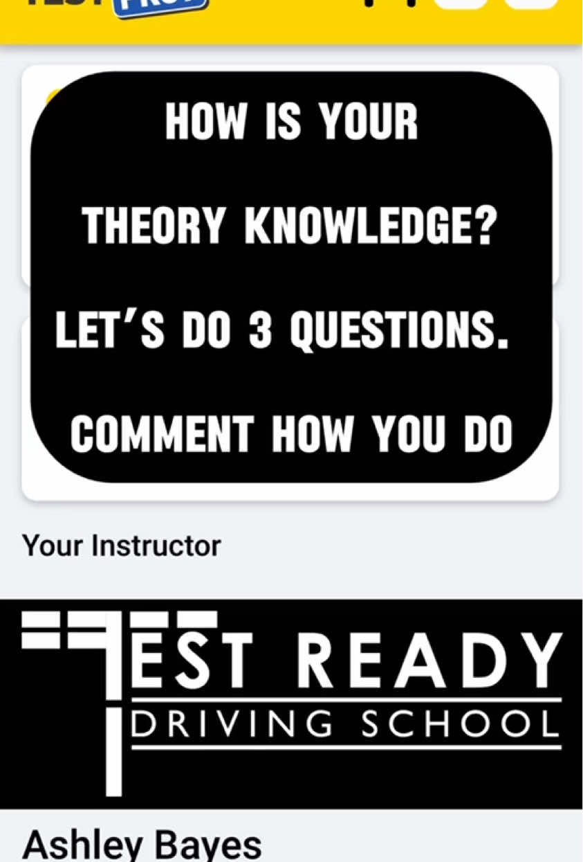 Theory test questions. How are you finding the theory? #theorytest #theorytestpractice #drivinglessons #learntodrive 