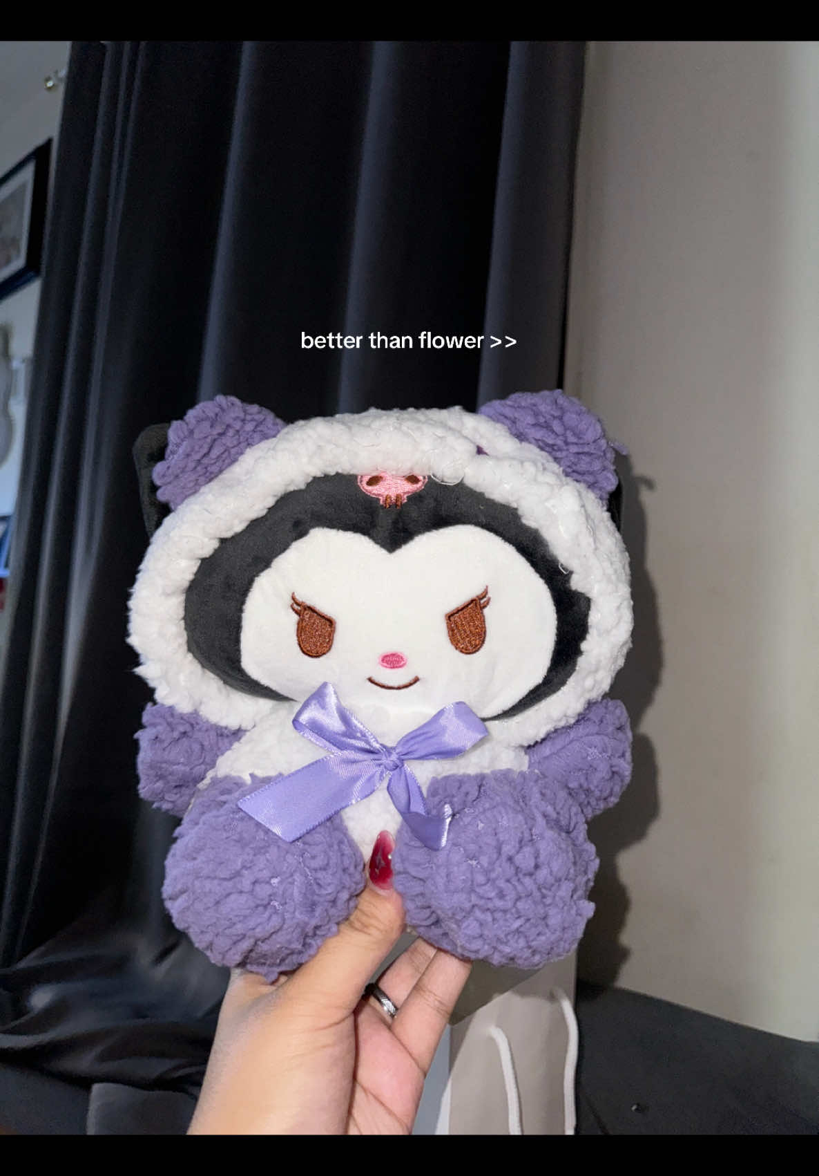 Bigyan mo na gf mo nito 💜  #kuromi #kuromilover #plushies #cutegift #giftideas #perfectgifts #forher #fyp #foryoupage #tiktokfinds 