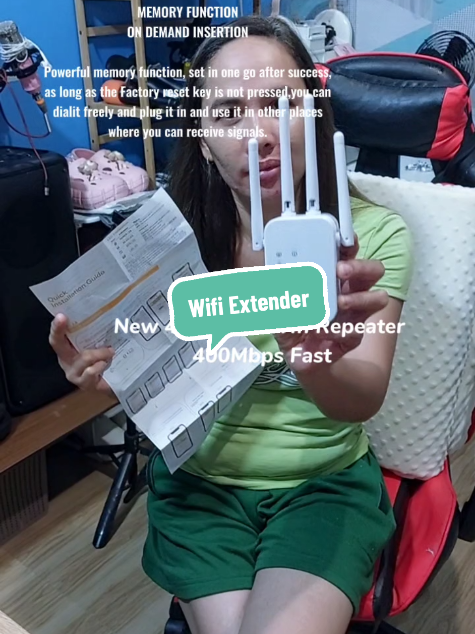 New 4Antenna Wifi Repeater 400Mbps Fast Speed WiFi Range Extender 2.4G High . #wifi #wifirepeater #wifirangeextender #wifiextender #extender #fyp #fypage #fyppppppppppppppppppppppp #fypp #fypシ゚ 