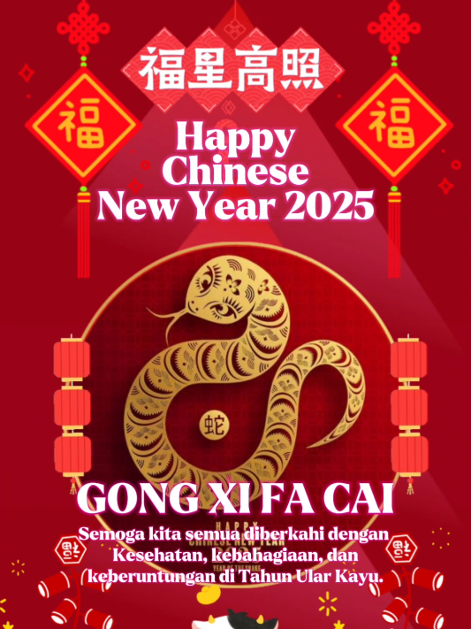 Gong Xi FA Chai 2025 #ularkayu #CapCut