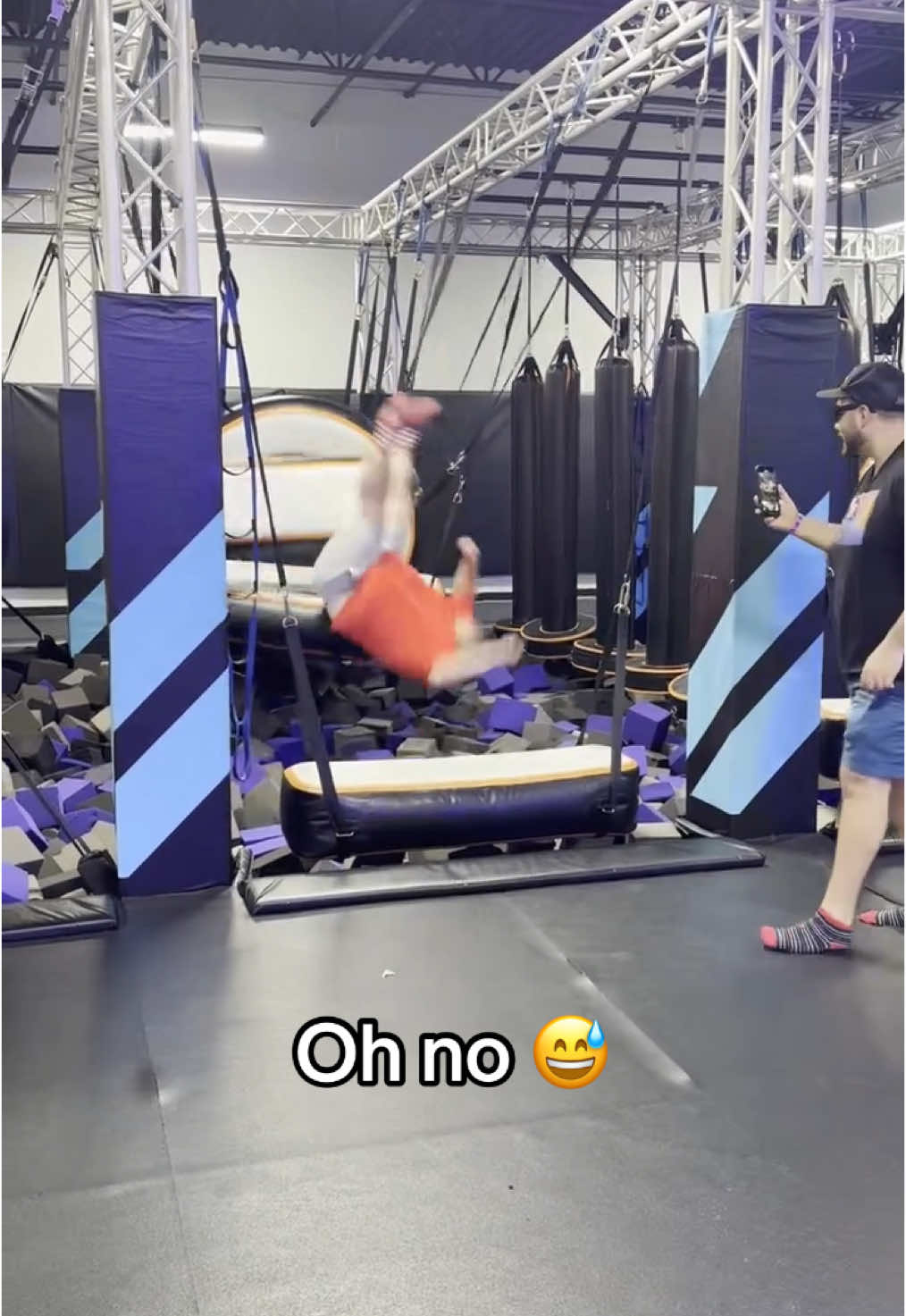 He was okay 😅 (via @chubbzzz69) #fail #flip #fall 