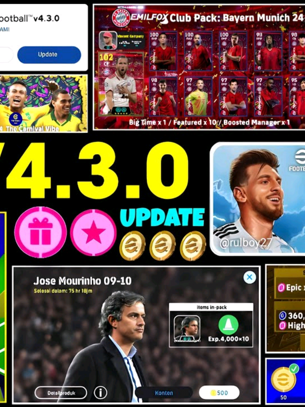 New Packs & Free Epics 🤩🔥 What Is Coming On Tomorrow And Next Thursday In eFootball 2025 Mobile 🔔 #efootball #ssfcgaming #fyp #efootball2024 #pes #efootball2025 #efootballmobile #pesmobile #viral #efootball2023 #upcoming #epic 