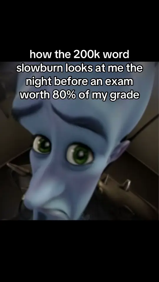 #ao3 #fanfic #fanfiction #slowburn #wattpad #fyp #megamind #ib #exam 