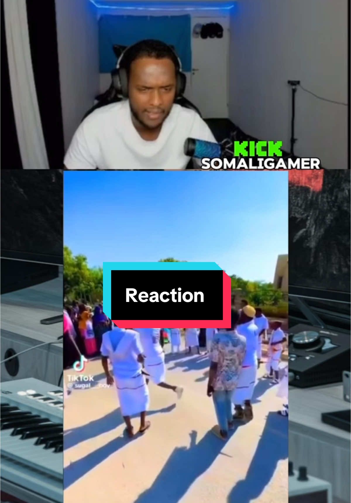 Dhaqankeena ❤️🫶🏻#reaction @SomaliGamergg1 #kickaajaa #kingaajaa 