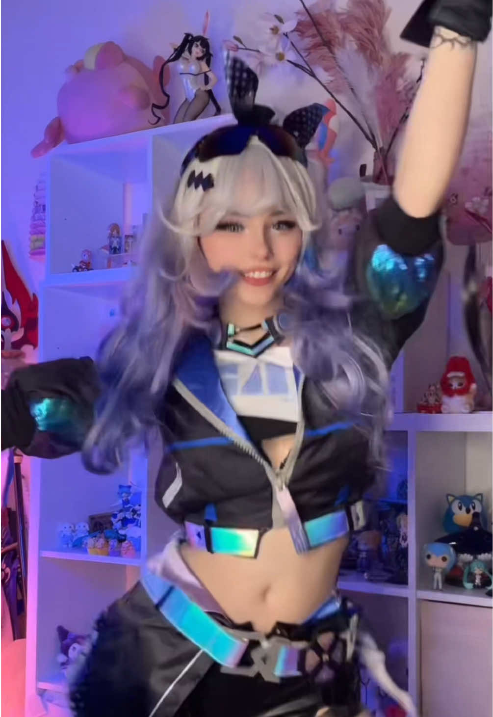 Boom boom boom #silverwolf #honkaistarrailcosplay #silverwolfhonkaistarrail 