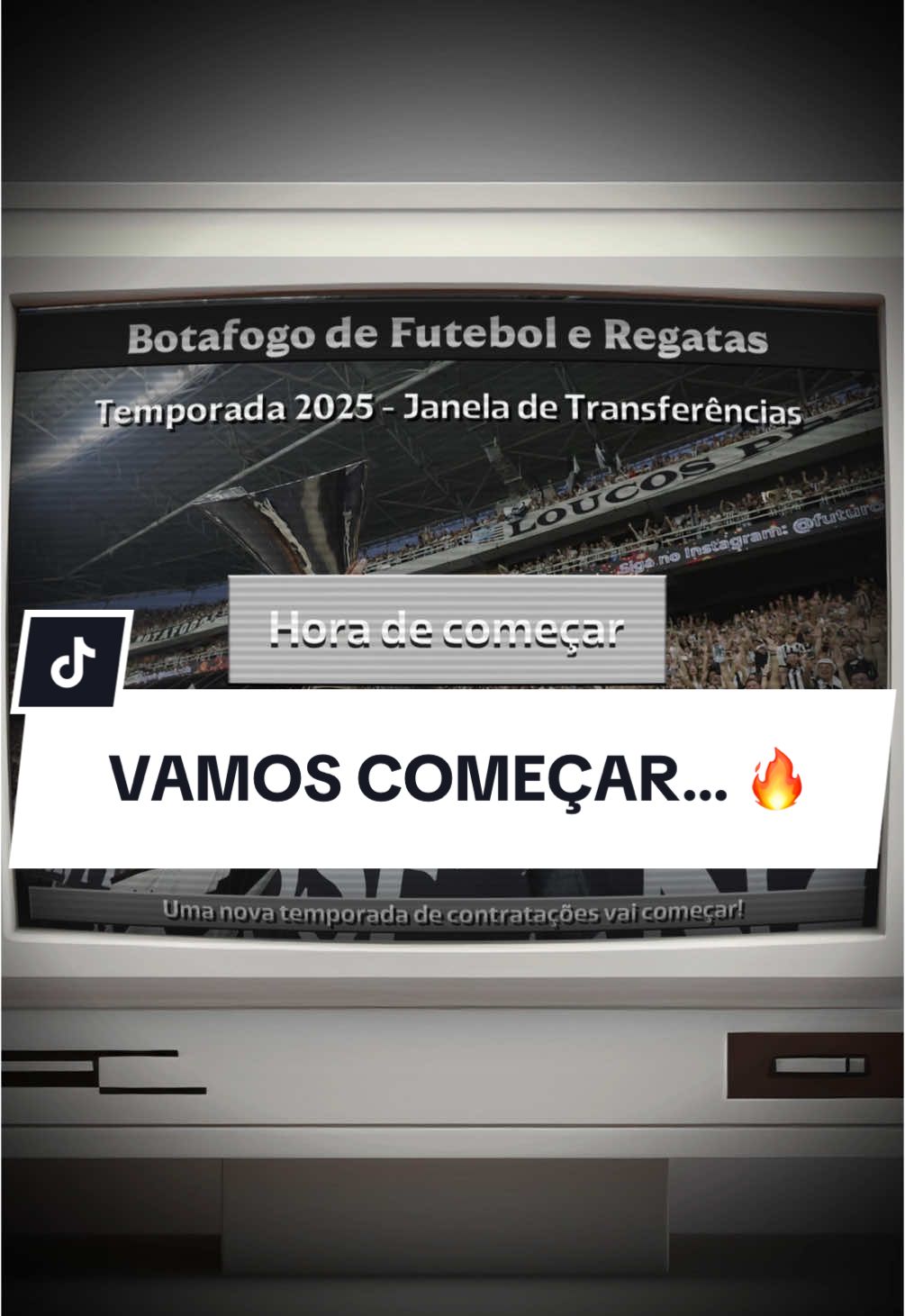 Vamos começar … ⚽️😏❄️ #VamosBOTAFOGO #Botafogo #futebol #futebolbrasileiro #tiktokesportes #transferencias #mercadodabola 