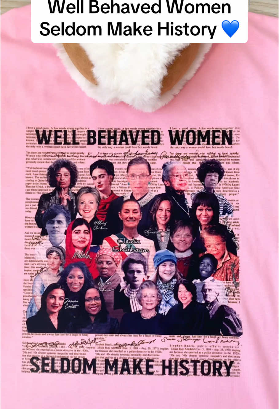 Well behaved women seldom make history 🔥🔥🔥🔥 #mariannbudde #marianne #speaktruthtopower #womenpower #feminist #feministshirt #womenrightsmatter #wellbehavedwomenrarelymakehistory 